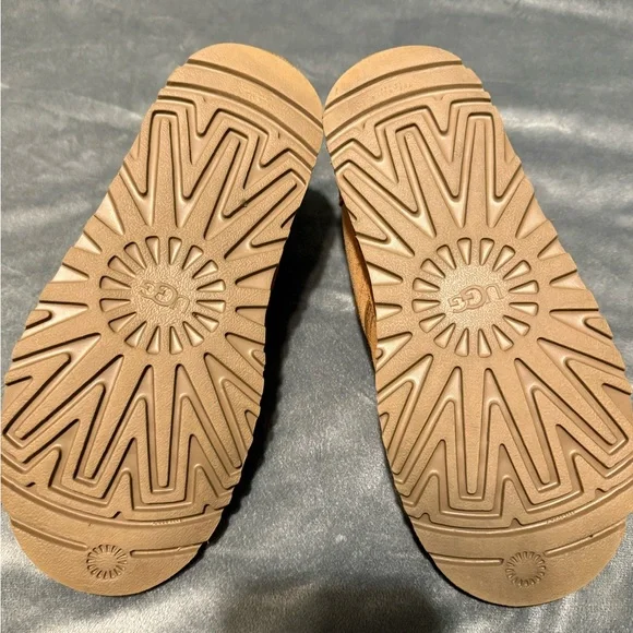 UGG Chestnut Suede Ankle Boots - Picture 2 of 3